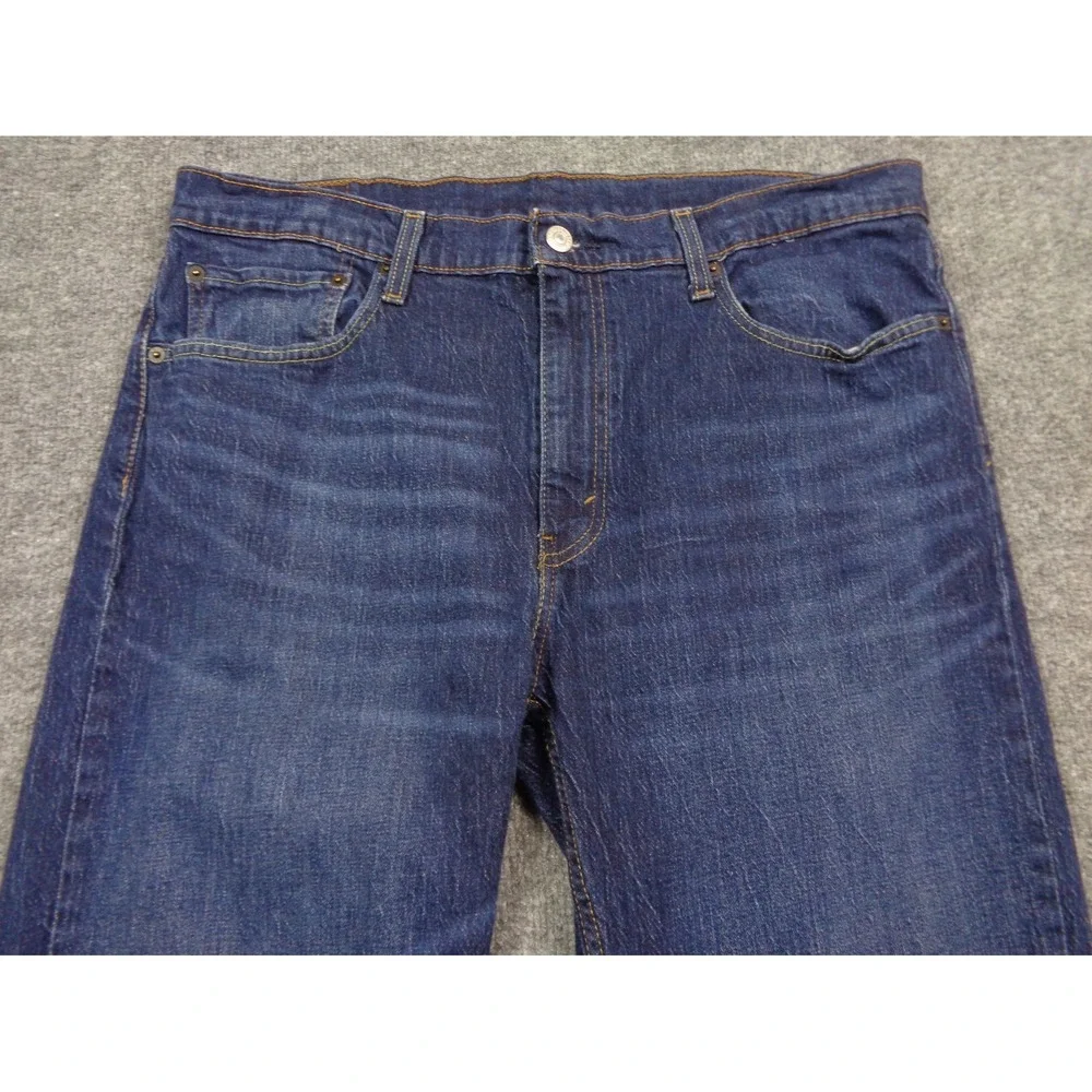 Levis 527 Jeans Mens 36x34 Blue Medium Wash Regular Bootcut Denim Pants Western